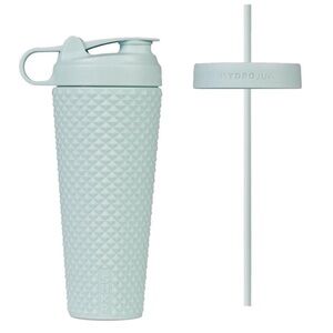 Hydrojug Hydro Jug SHKR gym shaker bottle studded with tumbler lid straw Beryl